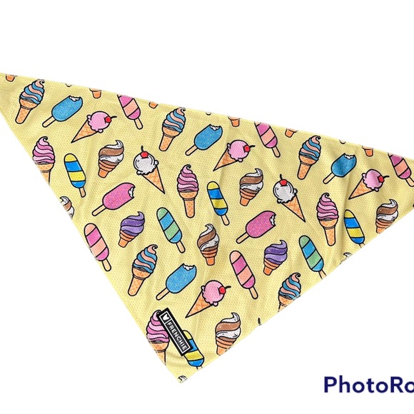 Frenchie Duo Reversible dog harness, Size Medium & Cooling Bandana, EUC - Picture 10 of 11